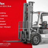 Silverfox Elektrisk gaffeltruck - 3500 kg, 6000 mm