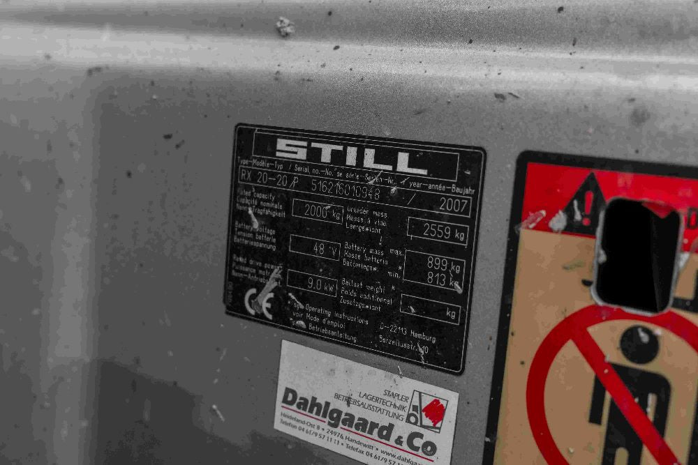 Still RX20-20 el-gaffeltruck - 2000 kg, 5079 mm - brugt - billede 7