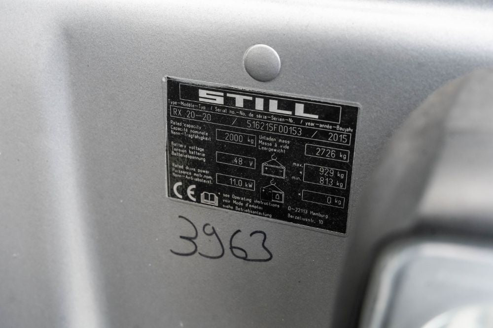 Still RX20-20 el-gaffeltruck - 2000 kg, 6215 mm - brugt - billede 4
