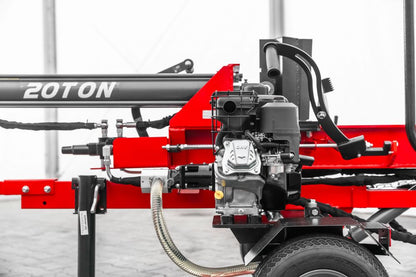 WoodMaster CWM20B – 20 ton benzin brændekløver (lodret)