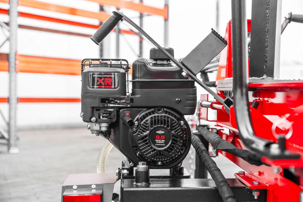 WoodMaster CWM20B – 20 ton benzin brændekløver (lodret)