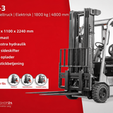 CSX18-3 elektrisk gaffeltruck – dansk produktgrafik 02
