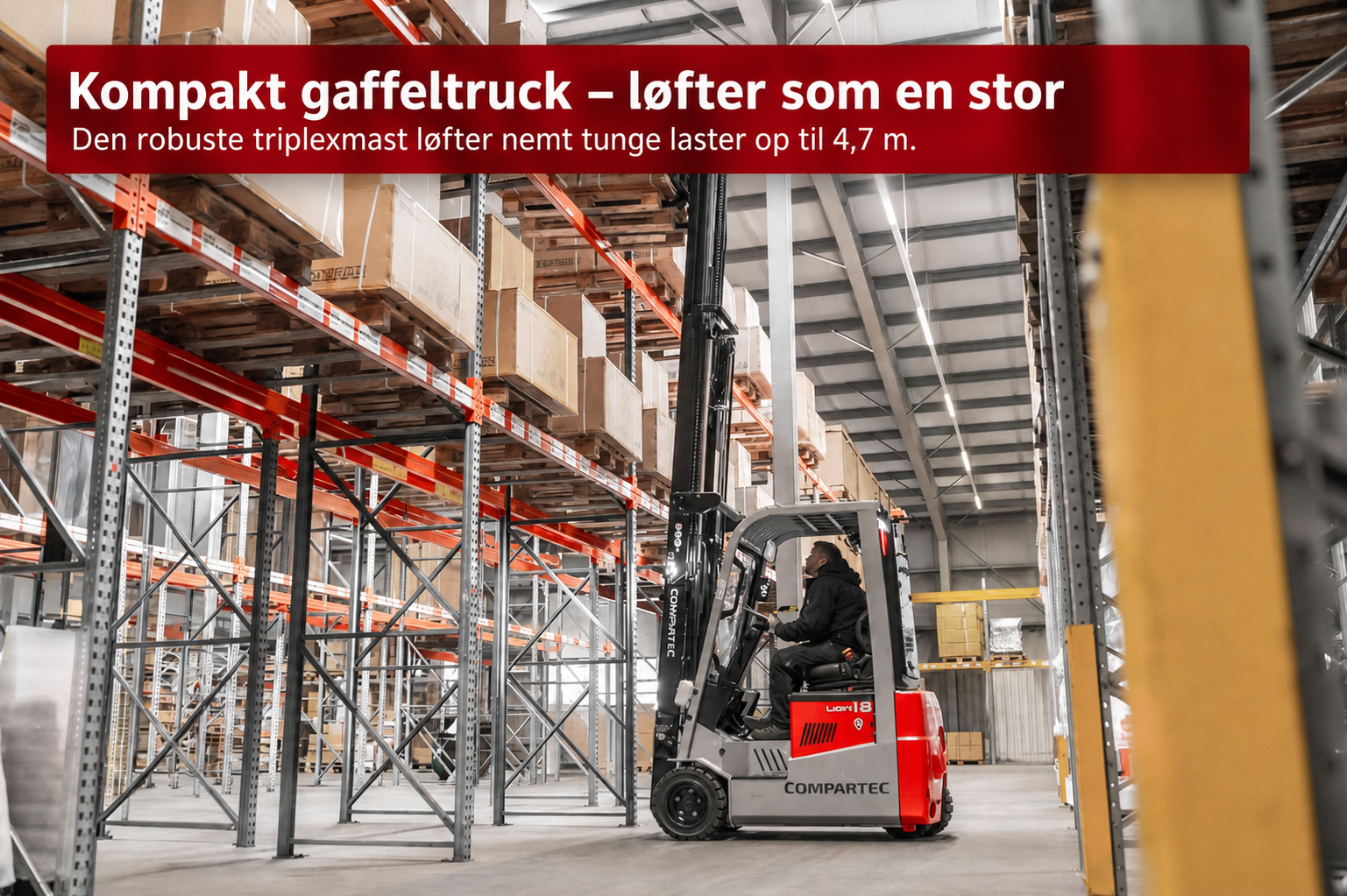 CSX18-3 elektrisk gaffeltruck – dansk produktgrafik 15