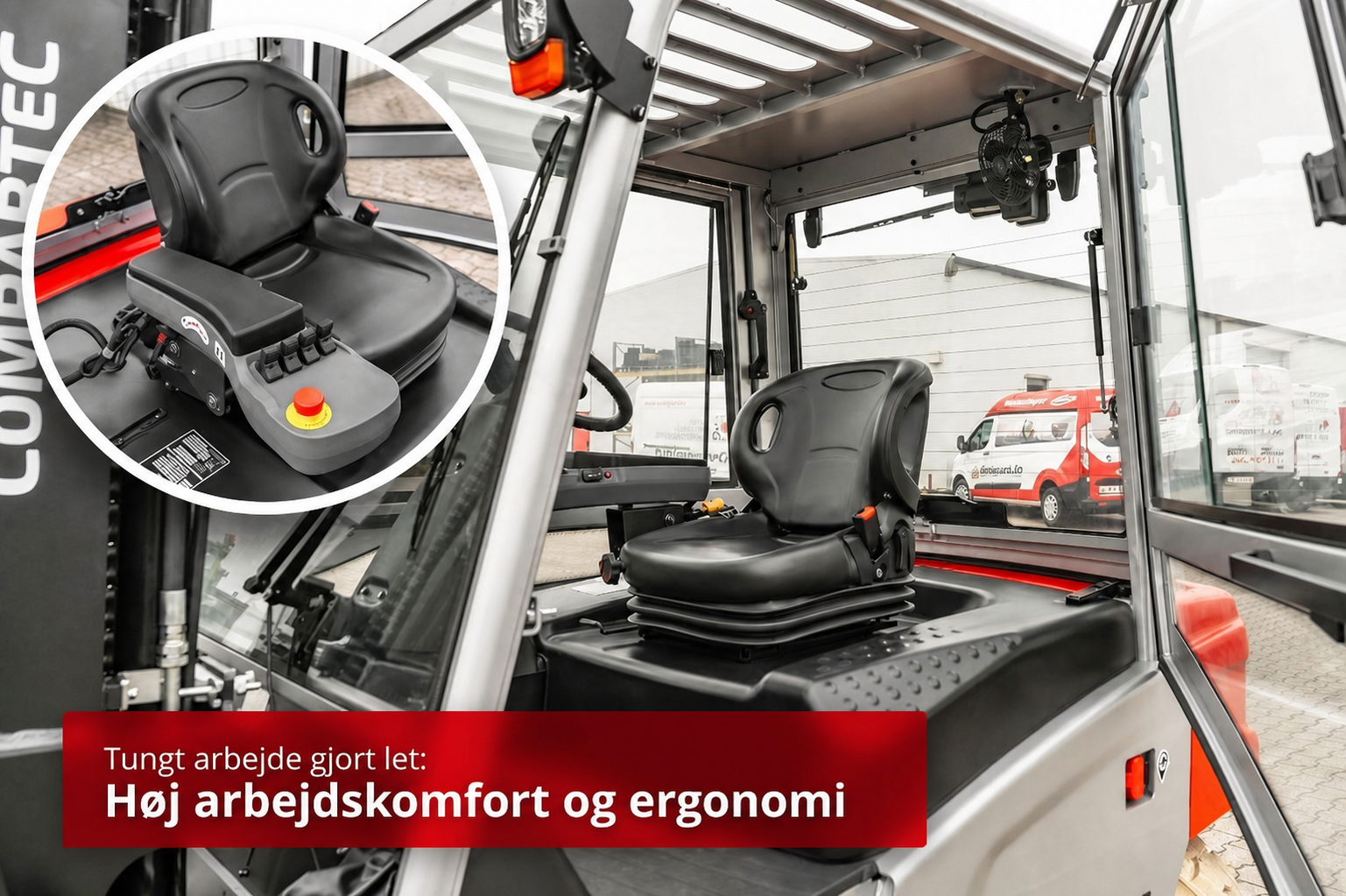 CSX50 elektrisk gaffeltruck – dansk produktgrafik 18