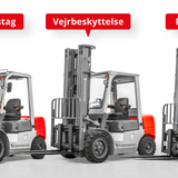 Silverfox Elektrisk gaffeltruck - 3500 kg, 6000 mm