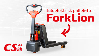 ForkLion El-palleløfter - 1500 kg kapacitet, inkl. batteri og oplader