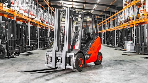 Linde H 35 D-02 diesel-gaffeltruck - 3500 kg, 4655 mm - brugt - video