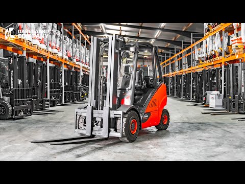 Linde H 35 D-02 diesel-gaffeltruck - 3500 kg, 4655 mm - brugt - video