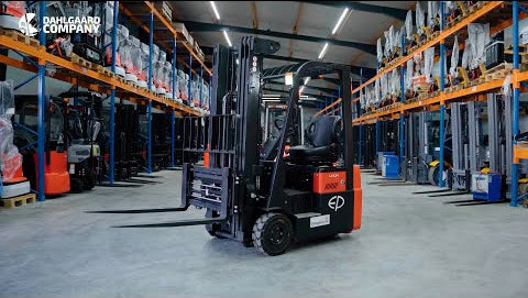 EP CPD15TVL el-gaffeltruck - 1500 kg, 4800 mm - demo - video