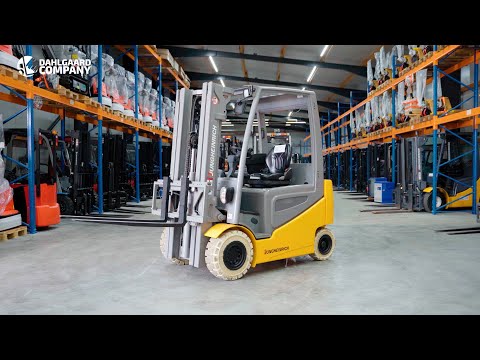 Jungheinrich EFG 425 k el-gaffeltruck - 2500 kg, 4700 mm - brugt - video