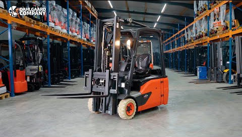 Linde E 16 L-02 el-gaffeltruck - 1600 kg, 3140 mm - brugt - video