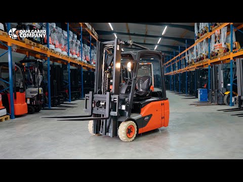 Linde E 16 L-02 el-gaffeltruck - 1600 kg, 3140 mm - brugt - video