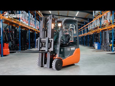 Toyota 8FBET16 Traigo 48 el-gaffeltruck - 1600 kg, 4500 mm - brugt - leverandørvideo