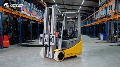 Jungheinrich EFG 218 k el-gaffeltruck - 1800 kg, 5000 mm - brugt - leverandørvideo