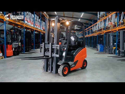 Linde E 12-01 el-gaffeltruck - 1200 kg, 3150 mm - brugt - leverandørvideo