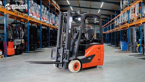 Linde E 16 H-02 el-gaffeltruck - 1600 kg, 4620 mm - brugt - video