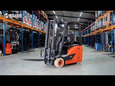 Linde E 16 H-02 el-gaffeltruck - 1600 kg, 4620 mm - brugt - video