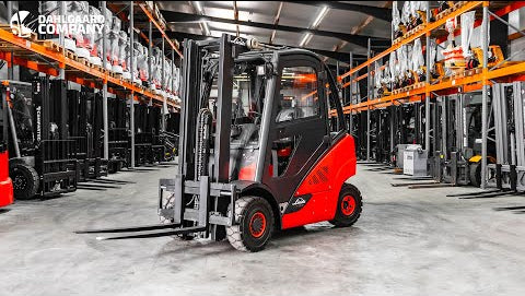 Linde H 25D-01 diesel-gaffeltruck - 2500 kg, 3200 mm - brugt - video